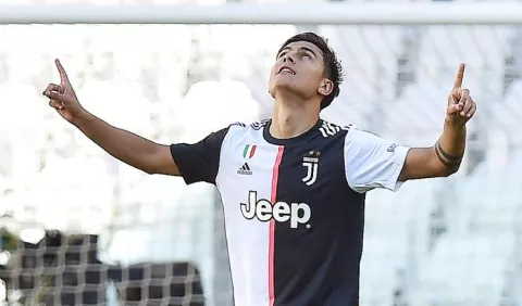 Paulo Dybala, baja en la Juventus ante Milan