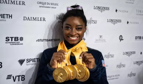 Simone Biles, habla de  los abusos sexuales de  Larry Nassar