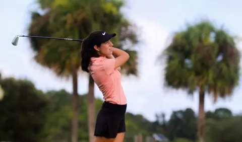 Golfista panameña Carla Álvarez finaliza entre las 10 mejores en torneo estatal de Florida
