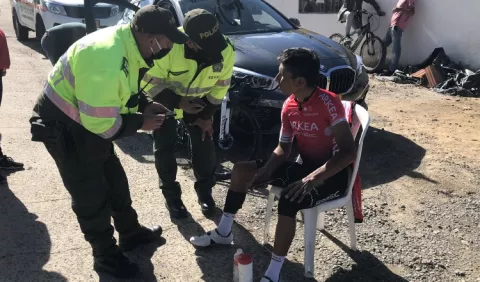 Nairo Quintana retoma sus entrenamientos, luego de accidente