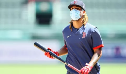 Jonathan Araúz y su día especial con los  Medias Rojas de Boston