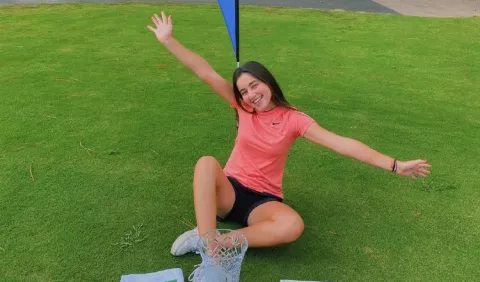Golfista panameña Carla Álvarez busca más  competencia  en Estados Unidos