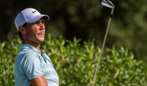 Rafael Nadal, su nueva faceta en el golf