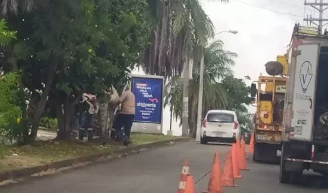 Línea de mediana tensión eléctrica alarma a moradores de Brisas del Golf