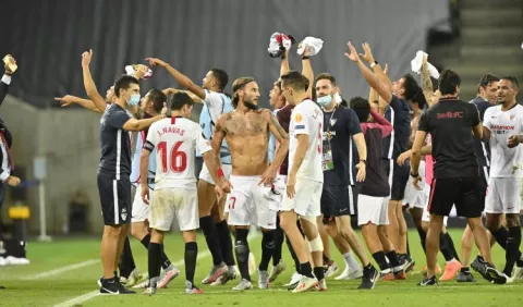 Sevilla se prepara para Inter de Milán en Europa League