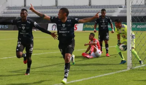 Gabriel 'Gaby' Torres anota su quinto gol de la temporada con Independiente en Ecuador