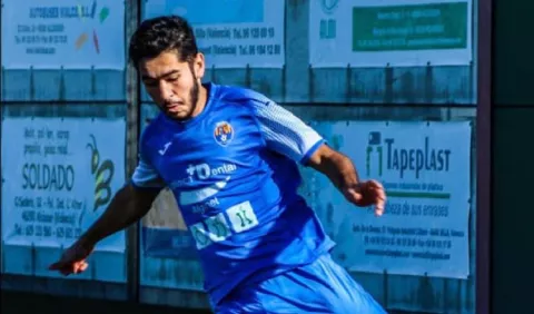 David Vargas espera sumar minutos y ganar experiencia con CD Soneja