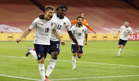 Italia frena a Holanda en la Liga de Naciones de la UEFA