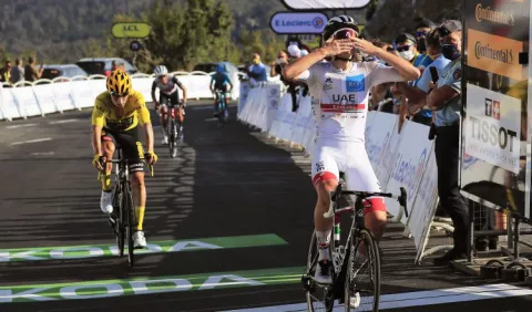 Tadej Pogacar va por el título del Tour de Francia