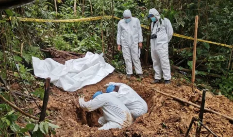 Restos óseos ya están en la morgue de David