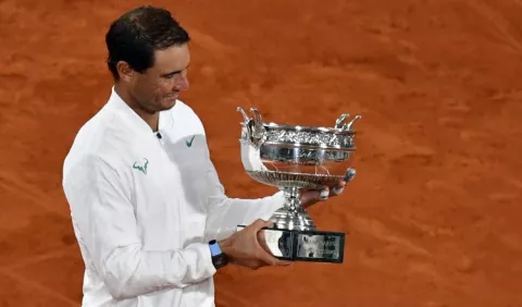 Rafael Nadal con su título 13 en el Roland Garros, pero no es supersticioso