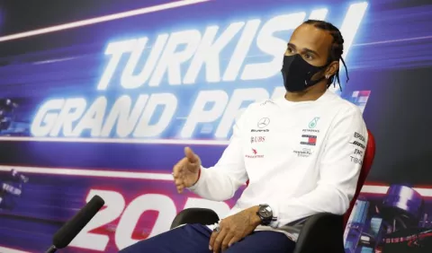 Lewis Hamilton y sus quejas en el Gran Premio de Turquía