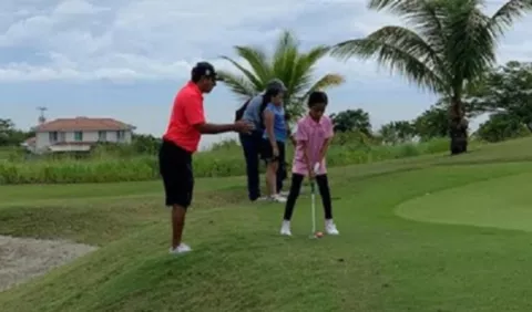 Nicolau y Fasano dieron buenos golpes en el golf Kiwanis