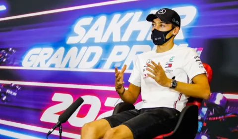  George Russell: 'Fue un buen primer día en el Mercedes, pero queda trabajo por hacer'