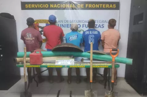 Destruyen campamento de minería ilegal en el distrito de Chepo