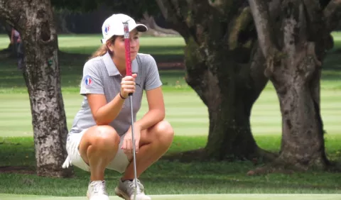 Laura Restrepo mejoró en sus golpes en el torneo de LPGA