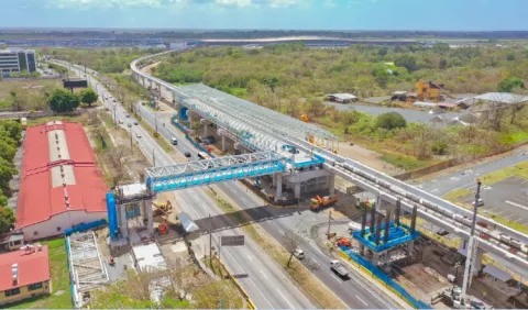 Ramal  de la línea del  Metro tiene un avance  del 68%