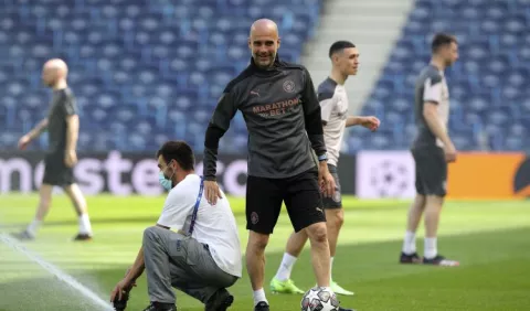 Pep Guardiola se siente cómodo en el Manchester City  