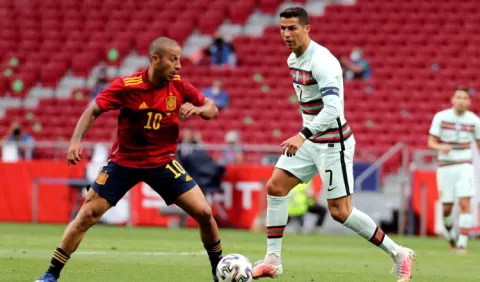 España es  silbada;  Portugal con sueños con miras a la Eurocopa