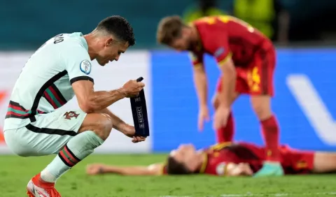 Portugal y Ronaldo fuera; Bélgica festeja en la Eurocopa