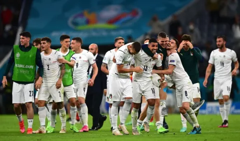 Italia vive un  gran momento en la Eurocopa