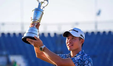 Collin Morikawa fue el mejor en el Abierto Británico
