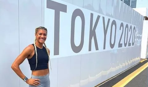Gianna Woodruff, a mostrar la casta en Tokio