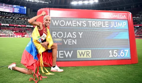 Yulimar Rojas, gana oro y  va por otra meta