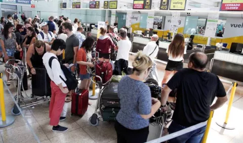 El transporte aéreo de pasajeros sufrió una reducción del 60% en el 2020 