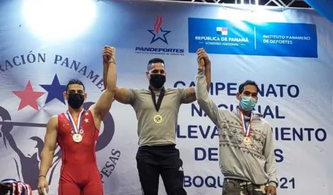 Jorvi Valera y Ericka Ortega, los mejores en halterofilia 