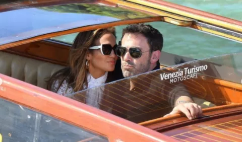 Jennifer López y Ben Affleck: Derroche de amor en Venecia
