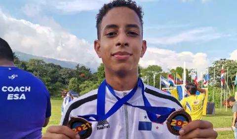 Alexis Yañez dio dos bronce a Panamá en el Campeonato Centroamericano Juvenil 