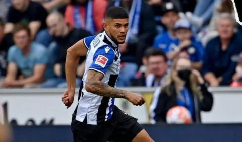 Andrés Andrade fue  titular en Arminia en la Bundesliga