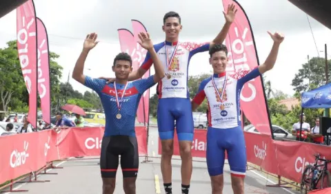 Bredio Ruíz y Jennifer Cesar, mandan en la primera etapa en la Vuelta de la Juventud y Femenina