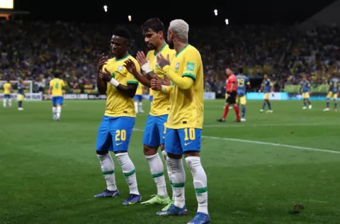 Brasil festeja su clasificación al Mundial