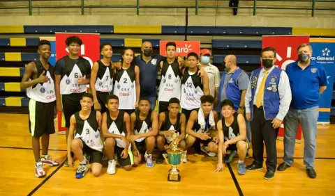 Grenald Academy gana el título del baloncesto  Kiwanis  en la Sub-15