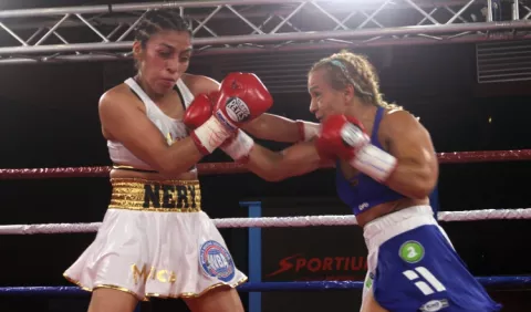 Nathaly Delgado cree que ganó y Yesica 'Tuti' Bopp, fin a un reinado de 13 años en los minimoscas en KO a las Drogas