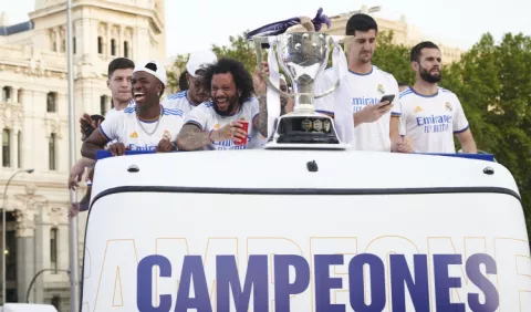 Real Madrid festeja con anticipación el título de LaLiga