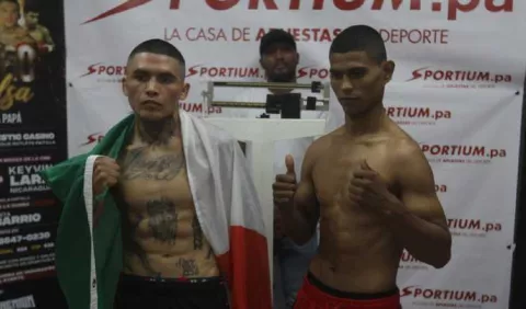  Boxeadores panameños, mexicano y nica, prometen 'espectáculo'  en el ring en 'Honor a Papá' 