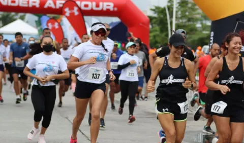 Cortés y Sanhose ganan en carrera y caminata de la Senadis