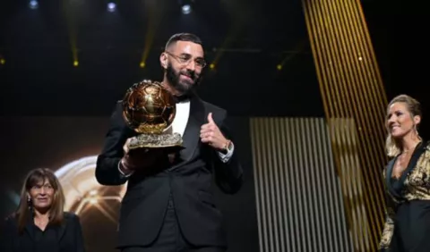 Karim Benzema, actual Balón de Oro, el gran ausente en Catar