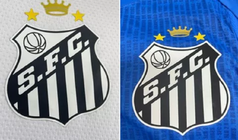 Santos presenta nuevo escudo con una corona en homenaje a su 'Rey' Pelé