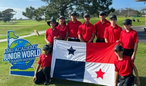 Panameños listos para debut en torneo de San Diego en golf  