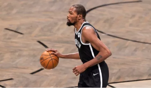 Kevin Durant de los Nets es baja  por una lesión