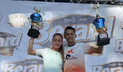 Cedeño y Aldana ganan en Carrera La Candelaria