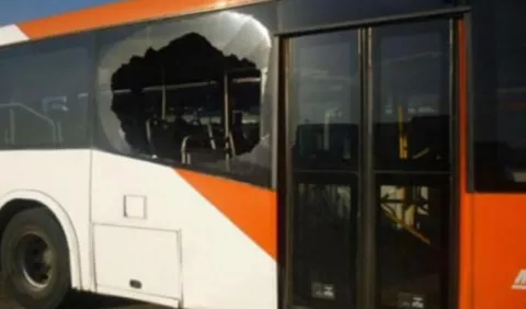Seis buses y tres zonas pagas vandalizadas durante las protestas