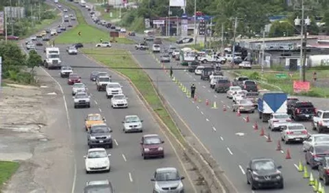 Disminuye 11 minutos el tráfico en Panamá Oeste tras apertura de carriles