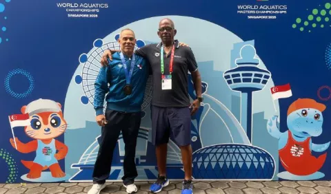 Gustavo Harper gana bronce para Panamá en el Mundial de Natación en Singapur