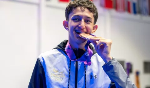 Isaac Dorati consigue bronce en la esgrima de los Juegos Panamericanos Junior