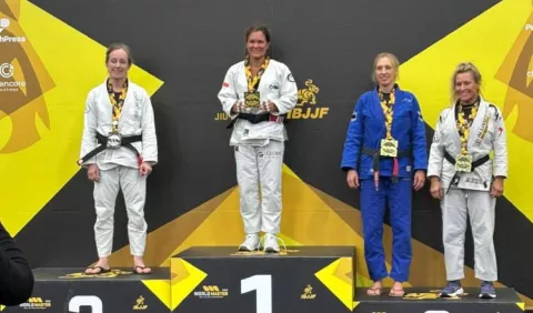 Jennisín Rosanía es bicampeona mundial en Jiu Jitsu